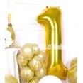 thumbnail image 3 of Globos con números de helio AULE Big Gold 1 40 pulgadas, 3 of 7