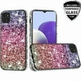 thumbnail image 2 of For Boost Celero 5G 2021 Phone Case Glitter Bling Diamond Cover +Tempered Glass, 2 of 6