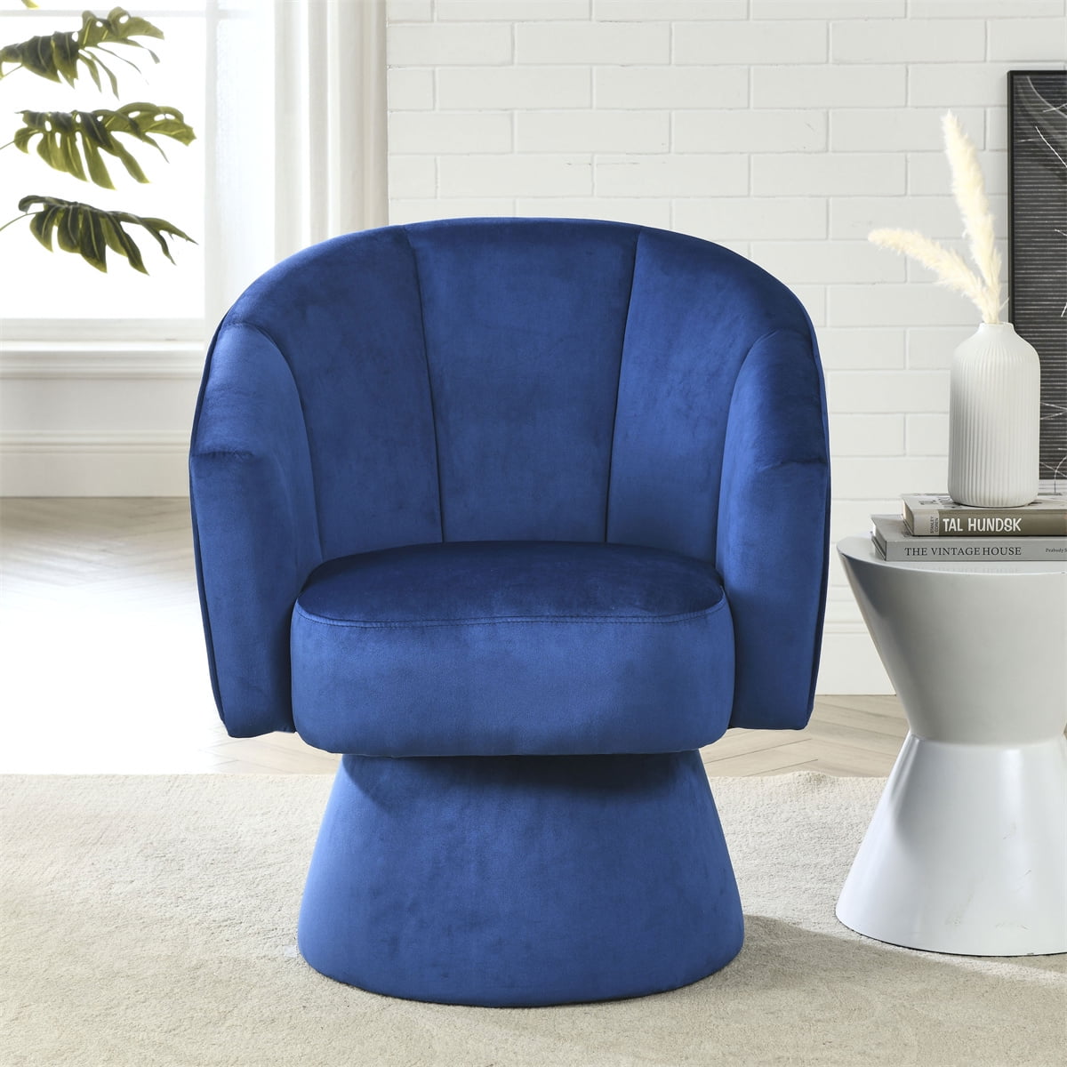 Accent Chair Barrel Chair,Modern Single Club Sofa Chair,Petal
