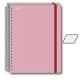 thumbnail image 1 of Libreta Profesional Universitaria Colores Pastel 200 Hojas Cuadro Grande Printaform, 1 of 2