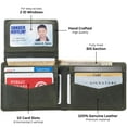 thumbnail image 5 of Alpine Swiss Connor Executive Bifold Wallet | Business Passcase for Men | Premium Leather | Dual ID Windows | RFID Blocking | Gift Box Included, 5 of 7