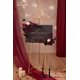 thumbnail image 3 of Flores artificiales Serwalin, rosas negras, borgoña, seda, 10 unidades, 3 of 8
