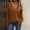 Orange, variant on Holzkary Long Sleeve Shirts for Women Tops V Neck Casual Top Comfortable Shirt Soft Basic Tees Women Blouses V Neck Loose Casual and Fashionable Long Sleeved T Shirt Button Top Black L