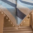 thumbnail image 5 of Boho Color Stripe Tablecloth Cotton Linen Waterproof Table Cover Tabletop Decoration for Dining Room Restaurant Party, 5 of 5