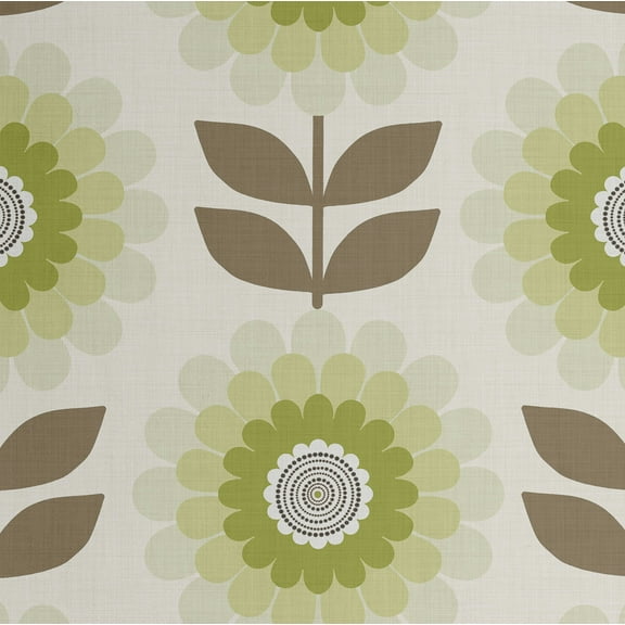 S4Sassy Modern Retro Daisy Wallpaper - Green Bohemian Wall Covering, 25" X 60" Self-Adhesive Vinyl Walls Paper, Decorative Wallwrap, Easy Diy Walls Covering For Bedroom, Cabinets, Living Spaces