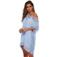thumbnail image 3 of Maillot de Bain Crochet de Plage pour Femmes Robe Tunique à Franges, 3 of 4