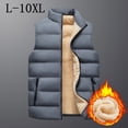 thumbnail image 2 of Chalecos de talla grande para hombre Ropa Chaquetas de invierno Abrigo sin mangas 2024 Moda de piel Chaleco de talla grande Chaleco térmico Chaleco de polar Ropa masculina, 2 of 4