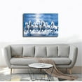 thumbnail image 4 of HFDF Seven Lucky Running Wild Horses Wall Art Animal Posters 7 Horses Running Painting 4 Canvas Poster Wall Art Decor Print Picture Paintings for Living Room Decorationstylestyle12x1 20x16inch Framed, 4 of 7