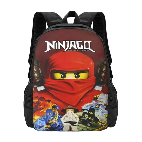 NinJago Backpack Shoulder Bag For Men Women With Adjustable Padded Straps Daypack School College Travel Computer Casual Bookbag Unisex Laptop Lightweight Large Capacity Satchel Knapsack