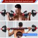 thumbnail image 4 of Set de mancuernas BCBIG de 40 lb con barra ajustable para gimnasio en casa, 4 of 7