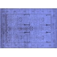 thumbnail image 1 of Ahgly Company Indoor Rectangle Oriental Blue Industrial Area Rugs, 8' x 10', 1 of 4