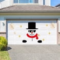 thumbnail image 6 of Monfince 1Pcs DIY Christmas Snowman Door Refrigerator Sticker Window Cute Cartoon Wall Sticker Decals Ornaments Merry Christmas Decor For Home Happy New Year, 6 of 6
