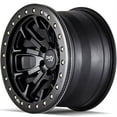 thumbnail image 2 of Dirty Life DT-1-9303 17x9 Matte Black Rim with Simulated Ring, 2 of 4