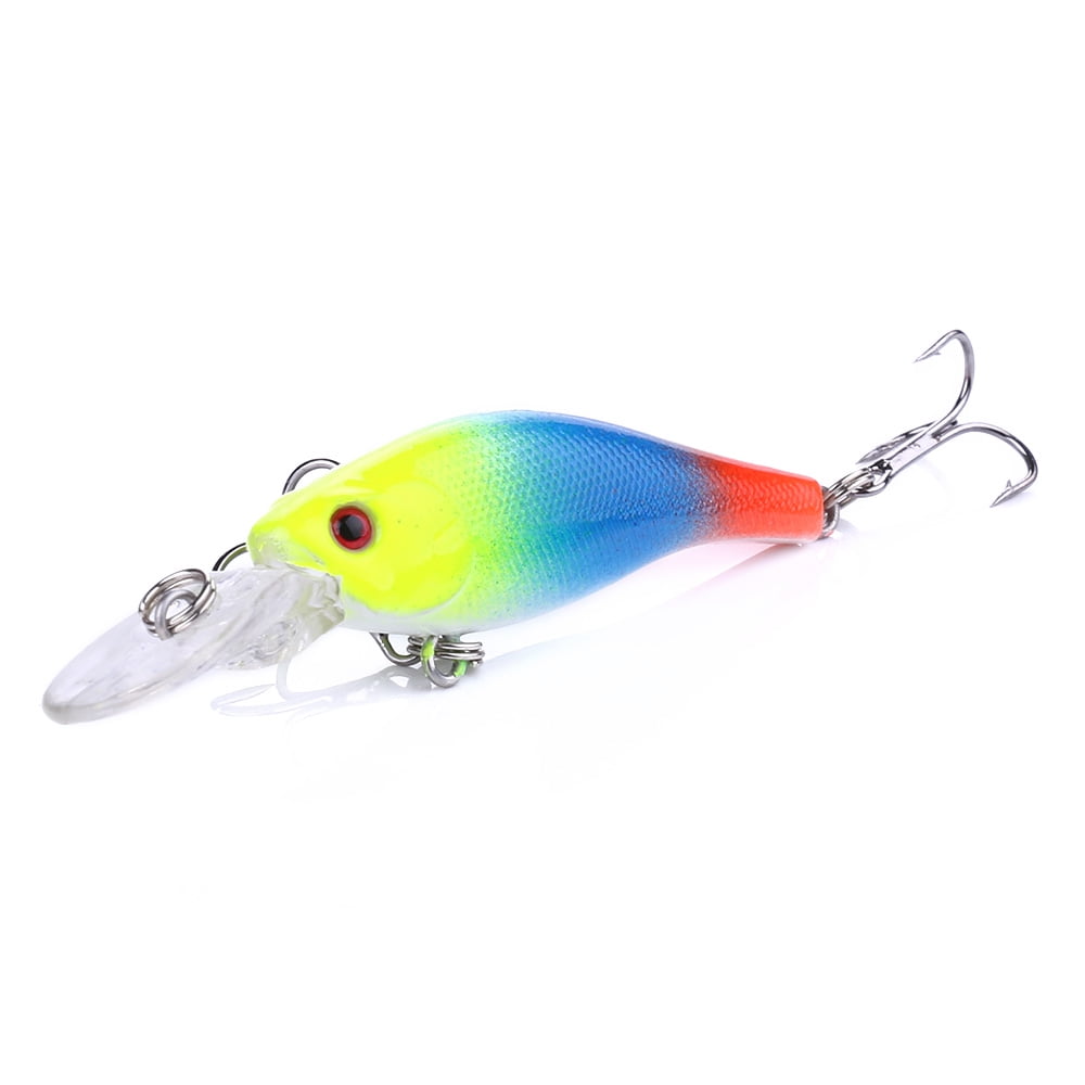 HENGJIA Minnow Bass Fishing Lures, Jerkbait Lure Set Hard Baits Deep Diving Crankbait for Catfish Walleye Trout Fishing Bait 8Pcs/kit