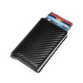 thumbnail image 1 of Cartera inteligente de aleación de aluminio para hombre y mujer, tarjetero de cuero sintético, estilo informal, a la moda, para negocios, novedad, 1 of 4