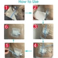thumbnail image 5 of 25 PCS Large Waterproof Shower Bandages - 10x12" Transparent Adhesive Film, Second Skin for Surgery, Tattoo Aftercare, 5 of 5