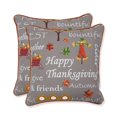 thumbnail image 1 of Pillow Perfect 631332 Récolte d'Automne Haystack Coussin Décoratif Intérieur et Extérieur & 44; Multicolore - Lot de 2, 1 of 1