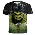 thumbnail image 2 of Marvel Series Superhero Tops Tees Kids Spiderman Hulk Captain America T Shirt Summer Boys Girls T-Shirt Children Clothes Boy Top11T Gong Bohan LED, 2 of 2