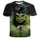 thumbnail image 1 of Camiseta de superhéroes de Marvel para niños, camisetas de Hulk, camisetas de Spiderman, Capitán América, camisetas de verano de manga corta para niños, Tee3T Gao Jinjia LED, 1 of 2