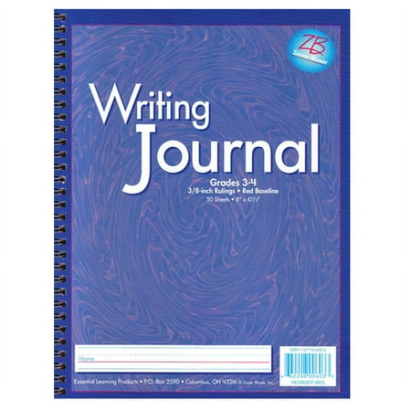 Writing Journal, 3/8" ruling, Grades 3-4, 50 Sheets | Bundle of 5 Each