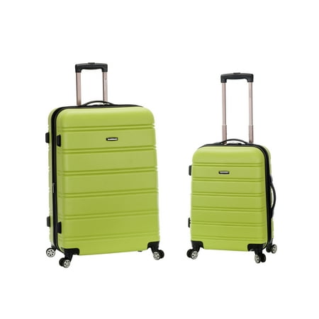 Blue White Stoneware - Melbourne 2 Piece Hardside Spinner Luggage Set