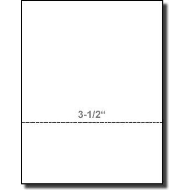 Printworks Professional 8.5 x 11 White Perforated Paper 24lb Bond