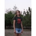 thumbnail image 2 of Halloween Queen Of Halloween Women's Juniors Soft T Shirt, 2 of 5