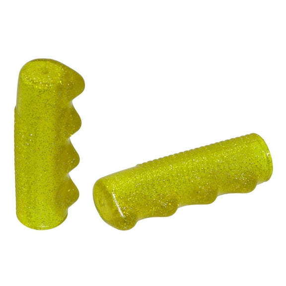 Alta Bicycle Mini Lowrider Sparkle Flake Bicycle Grips, Multiple Colors. (Yellow)