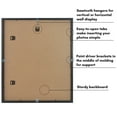 thumbnail image 6 of Americanflat 20x24 Picture Frame with Polished Plexiglass with 16x20 Mat Display Photo Soho Collection - Black, 6 of 8