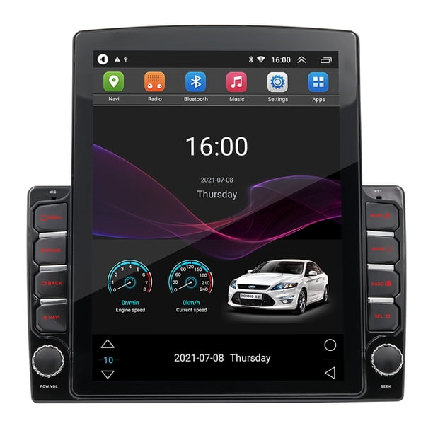 Pantalla Vertical De 9,7 Pulgadas, Navegación Gps Para Coche Y Wifi, Internet, Radio Multimedia, Centro Multimedia Para Coche, Compatible Con Sistema Android Speravity VI011704-00