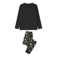 thumbnail image 3 of MIPREWUY Christmas Pajamas for Family Colorful String Lights Print Long Sleeve Tops + Pants Set Sleepwear Loungewear, 3 of 10