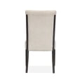 thumbnail image 6 of Magnussen Home Plum Creek Ravenwood Black Upholstered Side Chair Two Pack, 6 of 11