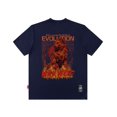 thumbnail image 2 of Niepce Inc Streetwear Burning Lion Sculpture Printed Graphic Men Tee Shirt, 2 of 4