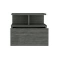 thumbnail image 4 of 12"h Floating Nightstand, Oak, With Single Drawer And 2 Ramie Nightstand 12"h, Backpack, 4 of 4