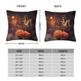 thumbnail image 2 of Pofeuu Butterfly Sitting on a Flower Print Double-sided plush pillowcase Square Throw Pillow Covers Pillows Cover for Living Room Bedroom Sofa Couch Cushion Cover（No pillow core）-12"x12", 2 of 7