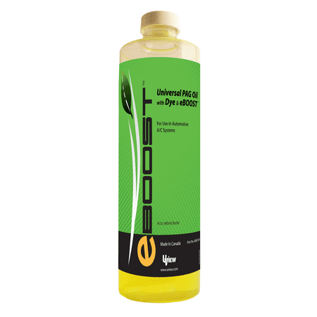 UView 488016P Universal PAG Oil with Dye & eBoost - 16 oz./480ml Bottle