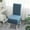 Blue, variant on Leodye Dining Chair Cover Stretch Chair Cover for Dining Room Kitchen Elastic Fitting Dining Chair Covers Solid Color Dining Chairs Slipcovers Chair Protector Cover for Hotel