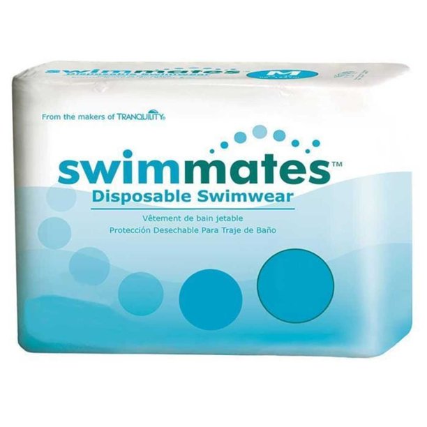 Swimmates Adult Disposable Swim Diaper 72 Count, Large