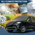 thumbnail image 4 of Cubierta de coche Unique Bargains impermeable para todo clima 210D Membrana impermeable negra 1 pieza [para Jeep] [para Grand Cherokee], 4 of 7