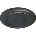 thumbnail image 3 of Ekena Millwork 7 7/8"OD x 3/4"P Small Alexandria Ceiling Medallion (Fits Canopies up to 4 5/8"), Hand-Painted Pewter, 3 of 7