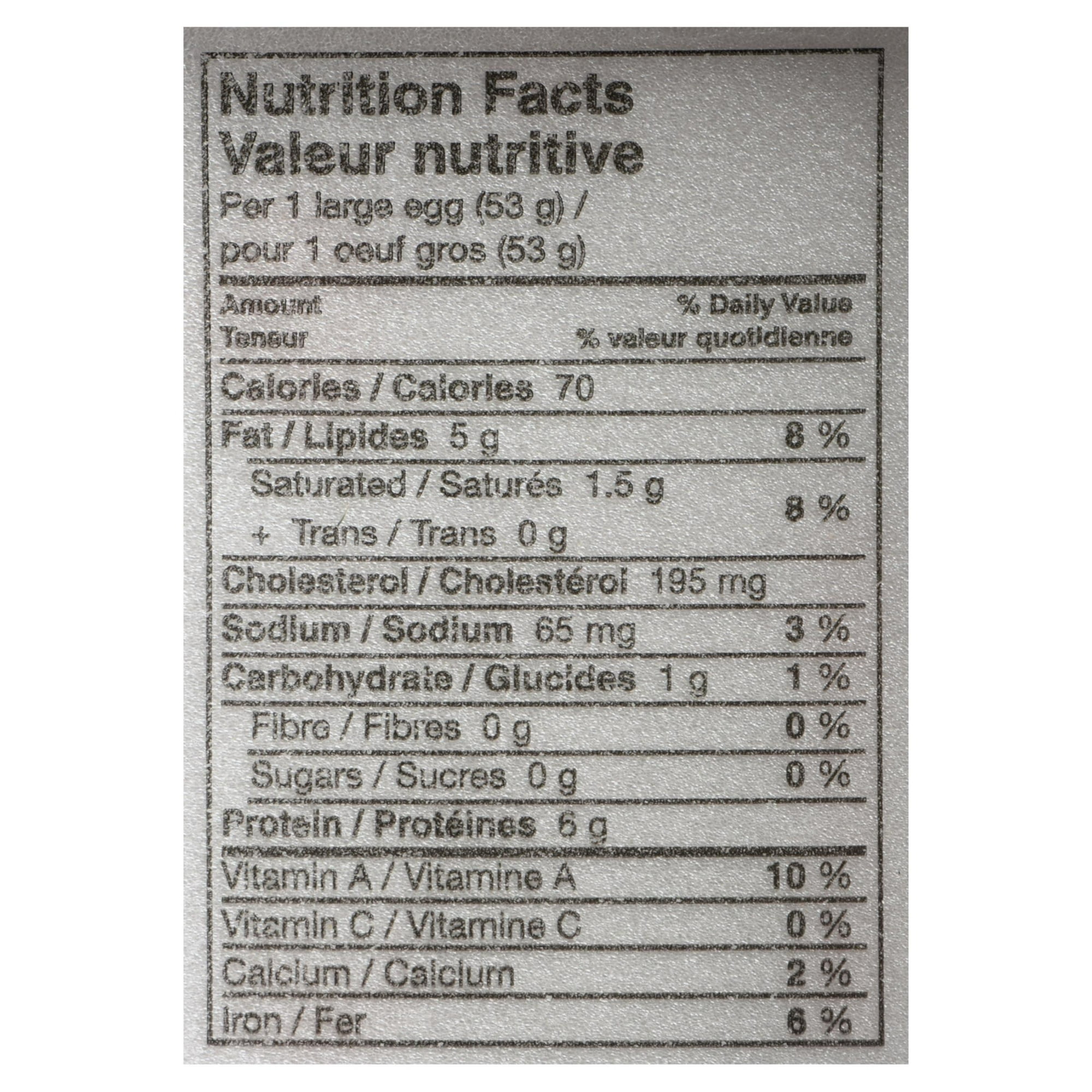 Harman Select gros oeufs blancs