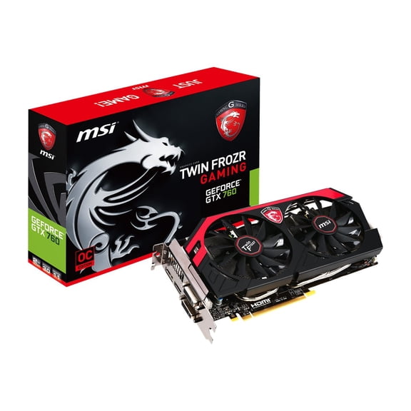 MSI NVIDIA GeForce GTX 760 Graphic Card, 2 GB GDDR5