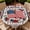 Americana Quilt Flag, variant on YESAD Round Outdoor Tablecloth For Up To 65in With Umbrella Hole & Zipper Waterproof Elastic Edge Fitted Table Cover Big Sunflower For Patio Picnic Party, Americana Patchwork Flag