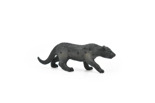 NEW * Schleich BLACK PANTHER solid plastic toy wild zoo animal leopard cat 
