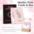 thumbnail image 3 of Tarjetas de afirmación JGMGWJ Positive para mujer con 60 tarjetas, 3 of 6