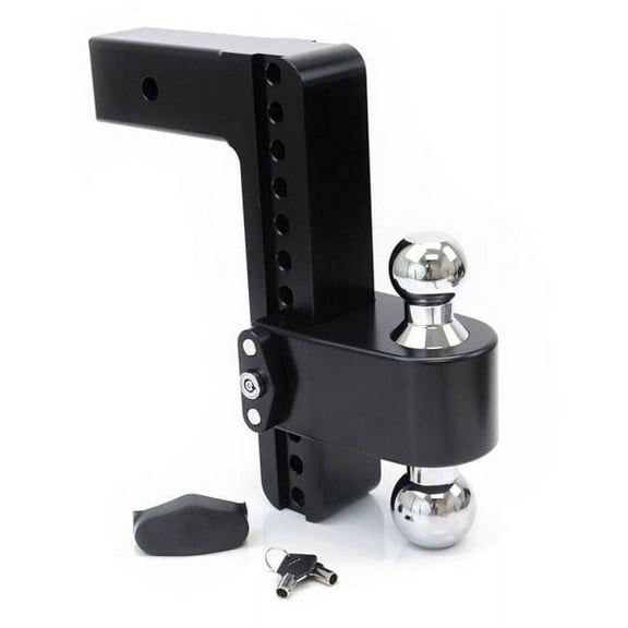Weigh Safe 180 Hitch 10in Drop Hitch & 2.5in Shank (10K/18.5K GTWR) w/WS05 - Black Cerakote