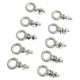 thumbnail image 2 of 10 piezas de pernos de ojo roscados Accesorios de pernos de ojo Premium Fácil de instalar Profesional Portátil Práctico Perno de de anillo Durabilidad, 2 of 8