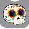thumbnail image 4 of Inktastic Cute Sugar Skull for Day of the Dead Boys or Girls Baby Bib, 4 of 4