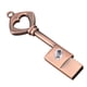 thumbnail image 4 of 5X USB 2.0 USB Pen Drive de Metal Corazon de Cobre Puro Unidad Flash USB Clave (Cobre, 8GB), 4 of 5