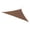 Mocha, variant on Coolaroo Ready to Hang Outdoor Sun Shade Sail Triangle 90% UV Block Protection for Backyard, Garden, Patio, Playground, 11'10" Triangle, Mocha